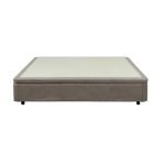 Letto matrimoniale Sommier 160x190 con contenitore in tessuto Enjoy 03 taupe