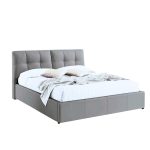 Letto matrimoniale con contenitore Melia grigio Soro 90