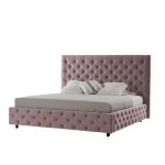 Letto matrimoniale contenitore Sondrio rosa