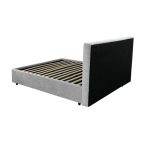 Letto singolo Ascoli contenitore in tessuto Enjoy 20 grigio chiaro