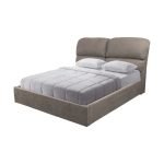 Letto una piazza e mezzo Sofaback contenitore in tessuto Enjoy 03 taupe