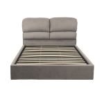 Letto una piazza e mezzo Sofaback contenitore in tessuto Enjoy 03 taupe