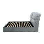 Letto una piazza e mezzo Sofaback contenitore in tessuto Enjoy 20 light gray