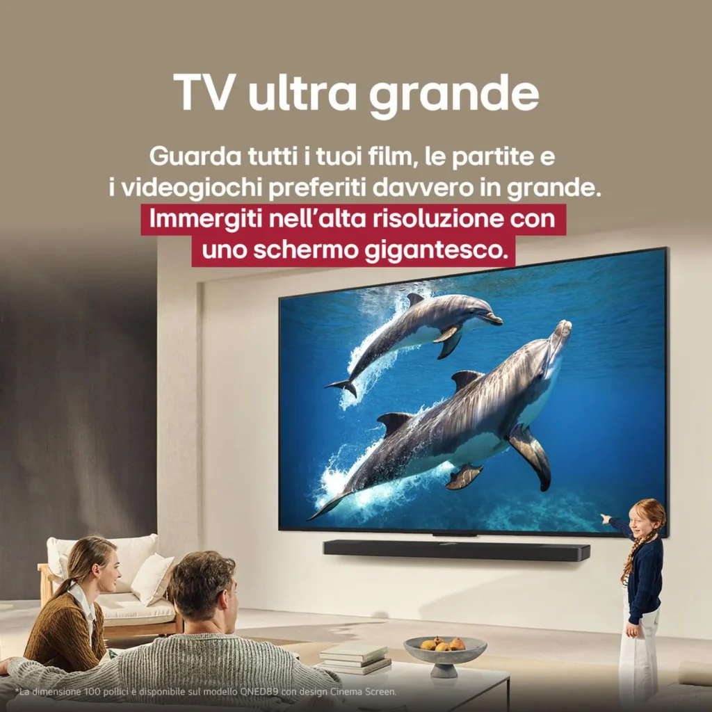 Lg Smart TV 43 Pollici 4K Ultra HD Display QNED evo Sistema WebOS Processore a7 Gen8 con AI Classe G colore Nero - 43QNED86A6C.API