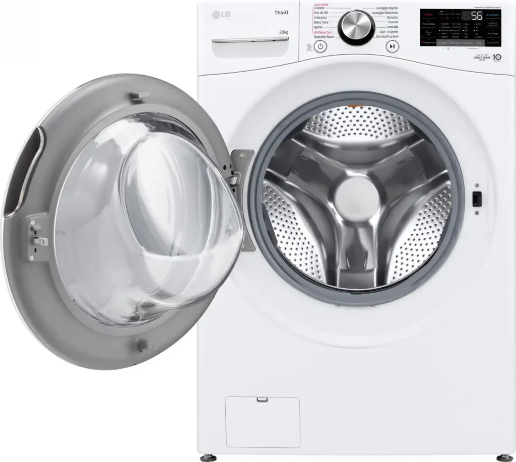 Lavatrice Lg 20 Kg Classe B Centrifuga 1000 giri Profondità 83 cm Inverter Funzione Vapore Wi-Fi - F0P3020TSWC