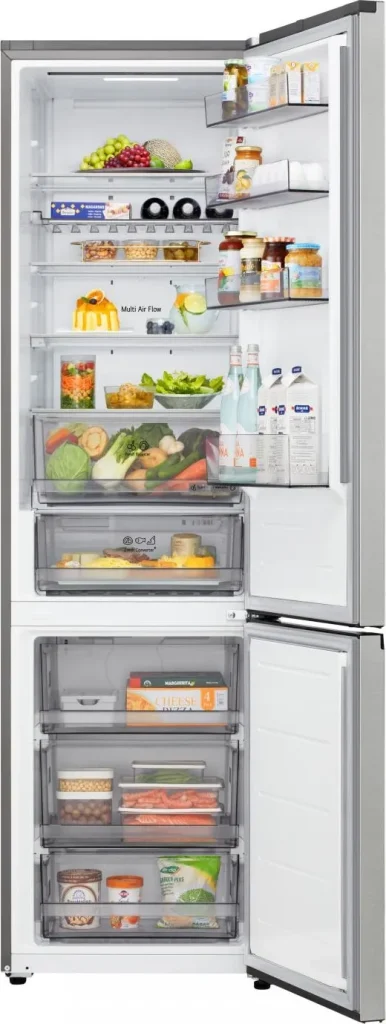Frigorifero Combinato Lg Capacità 333 Litri Raffreddamento No Frost Wi-Fi colore Prime Silver - GBBS312CPY