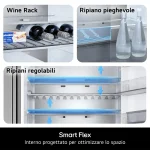 Frigorifero Combinato Lg Capacità 333 Litri Raffreddamento No Frost Wi-Fi colore Prime Silver - GBBS312CPY