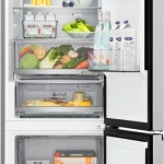 Frigorifero Lg Combinato 375 Litri Classe A No Frost colore Metal Sorbet Fit & Max - GBBS726AMB.AMBQEUZ