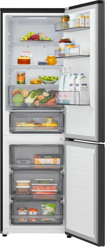 Lg Frigorifero Combinato Capacità 333 Litri Classe D Raffreddamento No Frost colore Matte Black - GBBSJ10DEP NatureFresh