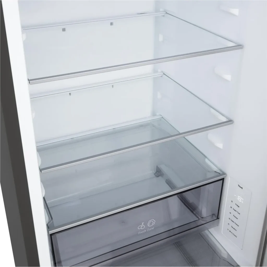 Lg Frigorifero Combinato Capacità 333 Litri Classe D Raffreddamento No Frost colore Matte Black - GBBSJ10DEP NatureFresh