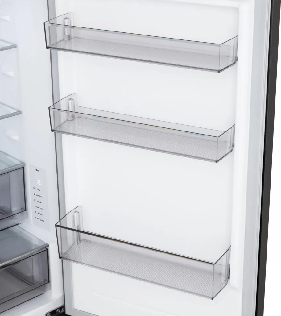 Lg Frigorifero Combinato Capacità 333 Litri Classe D Raffreddamento No Frost colore Matte Black - GBBSJ10DEP NatureFresh