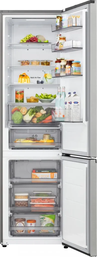 Frigorifero Combinato LG Capacità 375 Litri Raffreddamento No Frost colore Acciaio Inox - GBBSJ20DPY