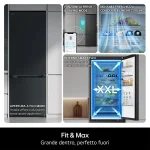 Lg Frigorifero Combinato 465 Litri Classe C Total No Frost colore Prime Silver - GBBW322CPY