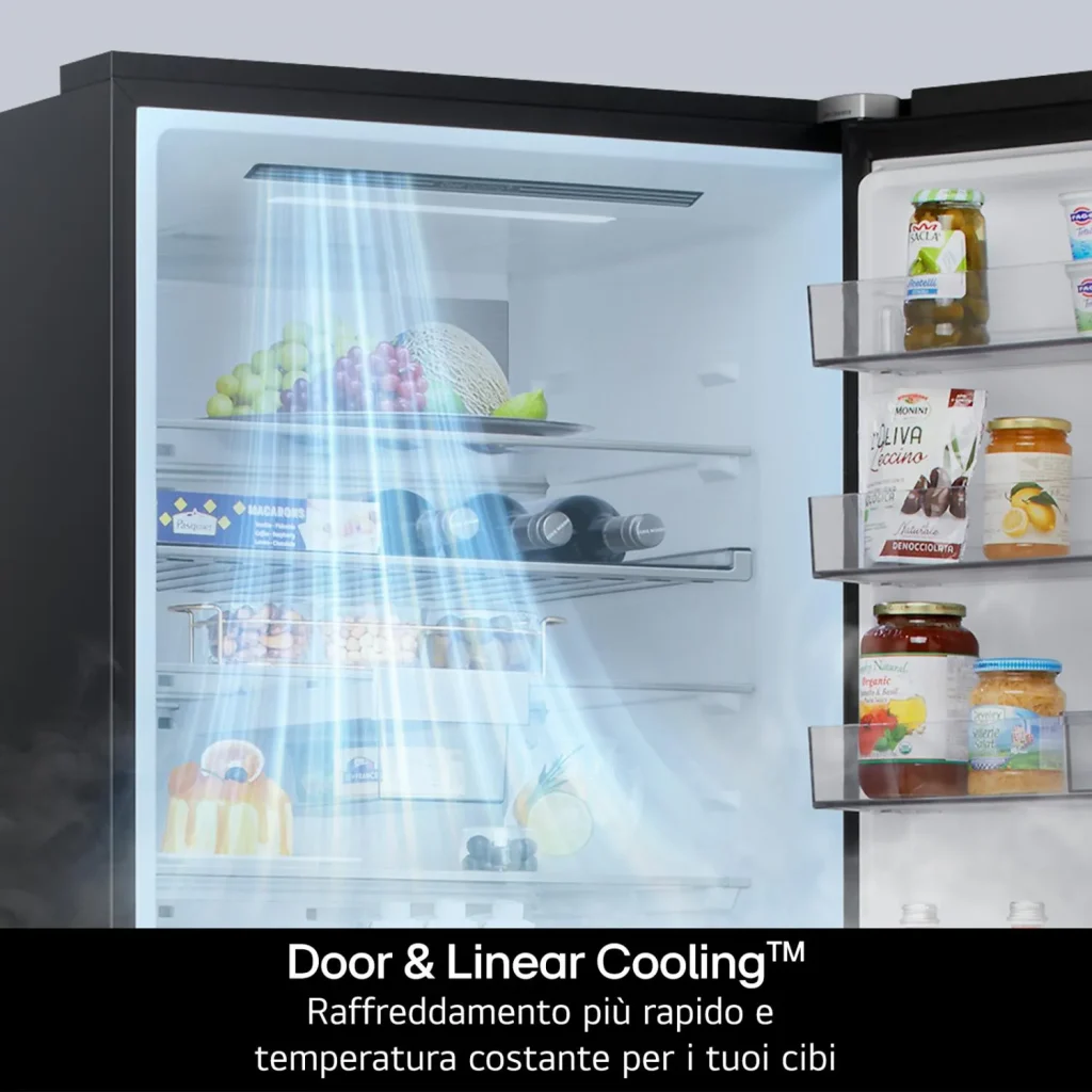 Lg Frigorifero Combinato 465 Litri Classe C Total No Frost colore Prime Silver - GBBW322CPY