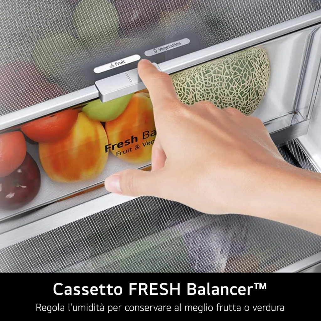 Lg Frigorifero Combinato 465 Litri Classe C Total No Frost colore Prime Silver - GBBW322CPY