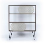 Libreria 3 ripiani Illia noce nero 94x25x117 MT190511