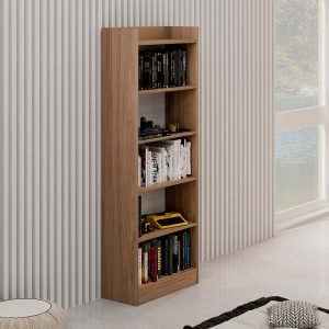 Libreria 64x29x180H Alessia noce naturale
