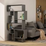 Libreria orizzontale Karmato bifacciale antracite