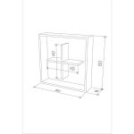 Libreria pensile Kiss 60x60x16 RF140101