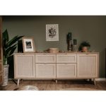 Madia Bali 51B 4 ante e due cassetti effetto vimini