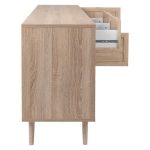 Madia Bali 51B 4 ante e due cassetti effetto vimini