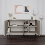Madia Clara 3 ante cashmere e nicchie a giorno 142x35,6x83h