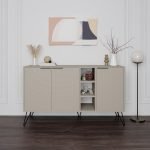 Madia Clara 3 ante cashmere e nicchie a giorno 142x35,6x83h