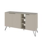 Madia Clara 3 ante cashmere e nicchie a giorno 142x35,6x83h