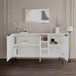 Madia Clara bianco 3 ante 142x35,6x83h