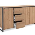 Madia Denver 3 160x40x88H quercia antracite
