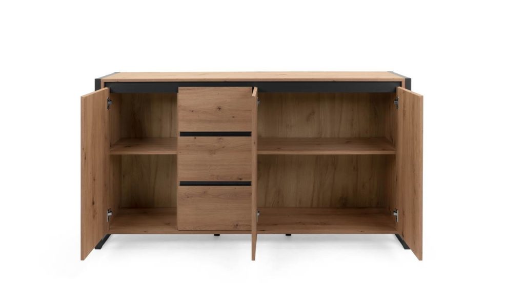 Madia Denver 3 160x40x88H quercia antracite