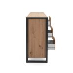 Madia Denver 3 160x40x88H quercia antracite