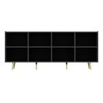 Madia Jose 4 ante antracite con particolari oro 180x47x75h