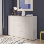 Madia Medea 4 cassetti e 2 ante colore cashmere