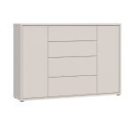 Madia Medea 4 cassetti e 2 ante colore cashmere