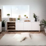 Madia Menorca 57A 3 ante bianco rovere 200x35x64,5