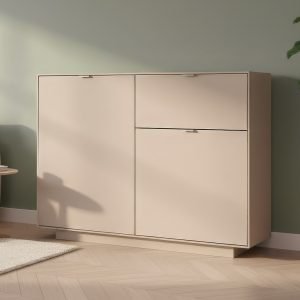 Madia Sivas 01A con 1 cassetto e 2 ante colore cashmere