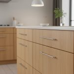 Maniglia cromata per mobile Zarif 224 y499224