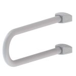 Maniglia di sicurezza fissa per disabili in alluminio colore bianco