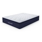 Materasso matrimoniale Atria in memory foam, con tessuto a maglia e molle insacchettate 160x190x33 cm.