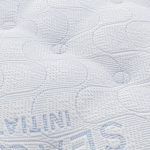 Materasso matrimoniale Atria in memory foam, con tessuto a maglia e molle insacchettate 160x190x33 cm.