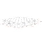 Materasso matrimoniale Dream con strato in latex-like 160x190xH25 cm.
