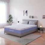 Materasso matrimoniale Pergamo con molle insacchettate e tessuto poliestere antiscivolo 160x190xH30 cm.
