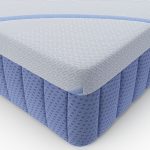 Materasso matrimoniale Pergamo con molle insacchettate e tessuto poliestere antiscivolo 160x190xH30 cm.