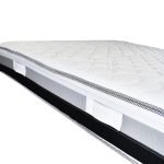 Materasso matrimoniale Poli con molle insacchettate e memory sfoderabile 160x200xH25 cm.