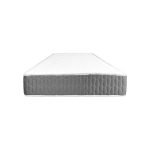 Materasso singolo Palladio con bordo grigio 90x190x25 H cm. in schiuma poliuretanica e memory non sfoderabile