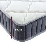 Materasso una piazza e mezza Gold 150x200x18 cm tessuto antibatterico