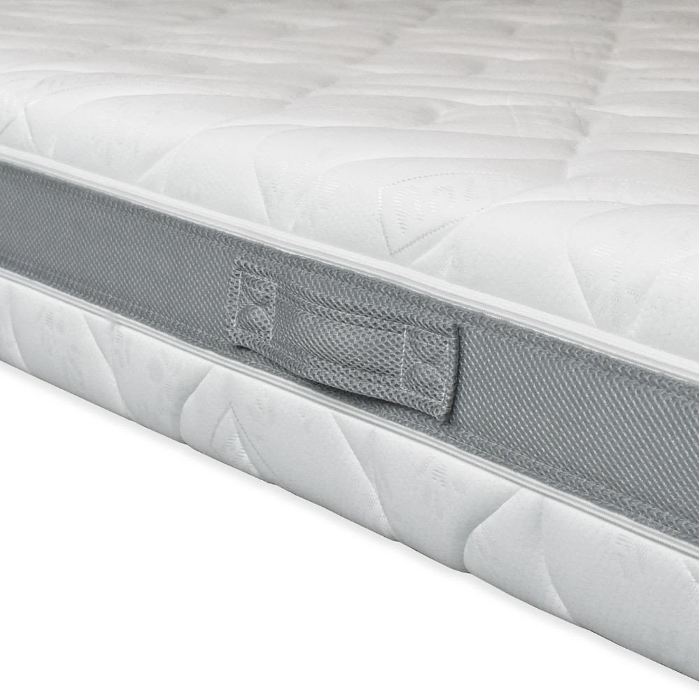 Materasso una piazza e mezza Supermemory25 con strato in memory foam 120x190x H 23cm. sfoderabile