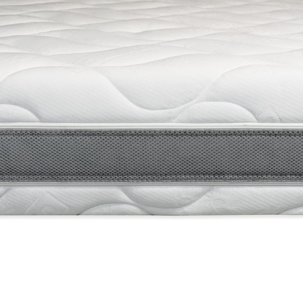Materasso una piazza e mezza Supermemory25 con strato in memory foam 120x190x H 23cm. sfoderabile