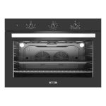 Maxi forno 90 cm Samet Apollo con timer meccanico nero